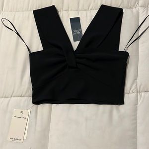 Abercrombie & Fitch Asymmetrical Cutout Top